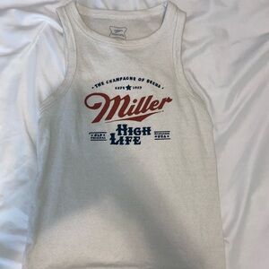 Miller White Tank Top for Women